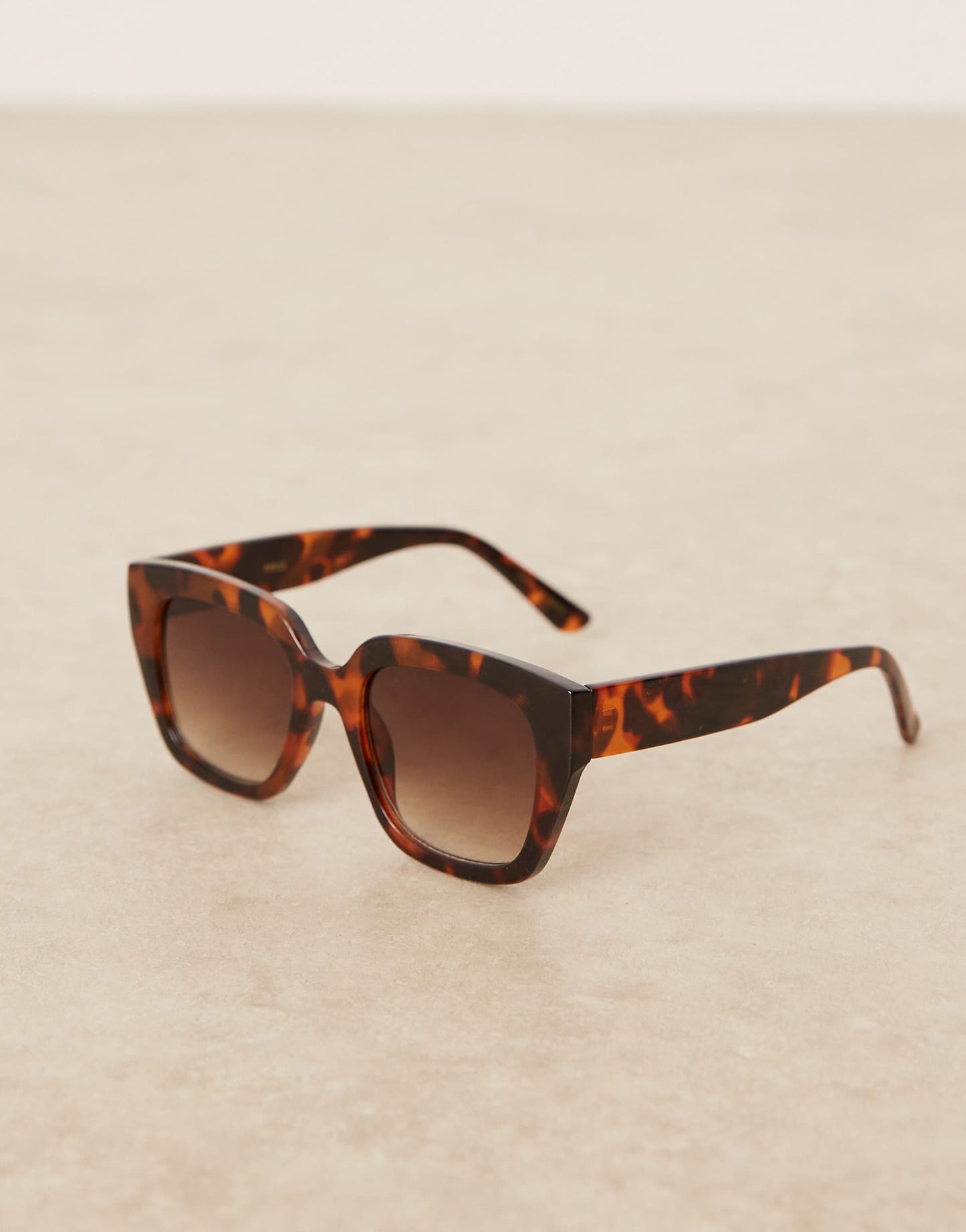 Tortoise Shell Square Frame Sunglasses