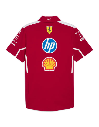 Scuderia Ferrari Hp 2025 Team Polo Shirt