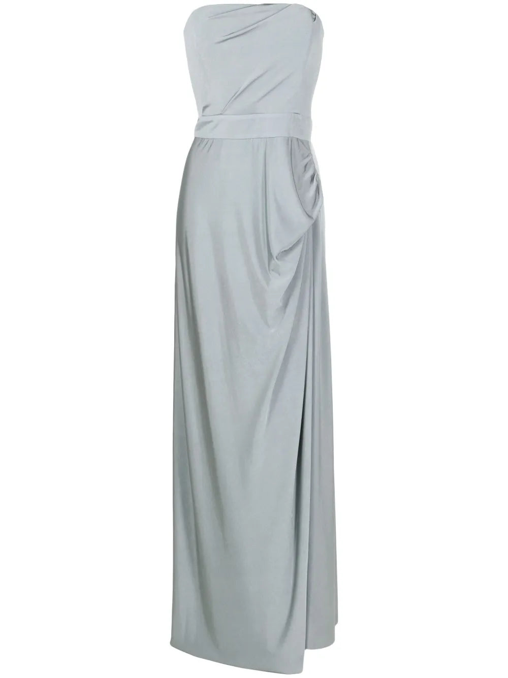Mica Draped-Back Gown