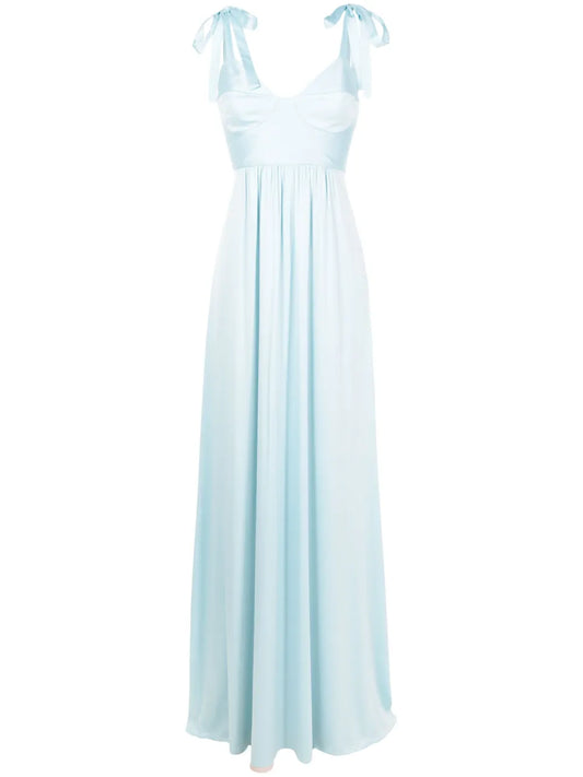 Beta Bow-Strap Maxi Dress