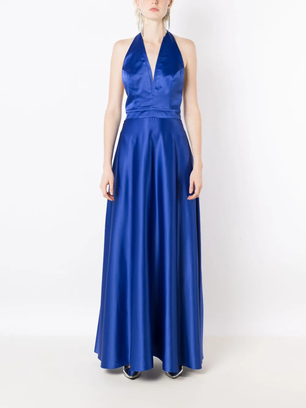 Nala Lace-Panel Maxi Dress