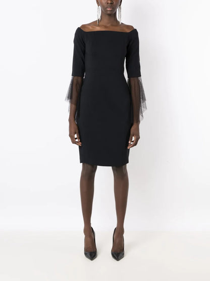 Anne Tulle-Sleeved Dress