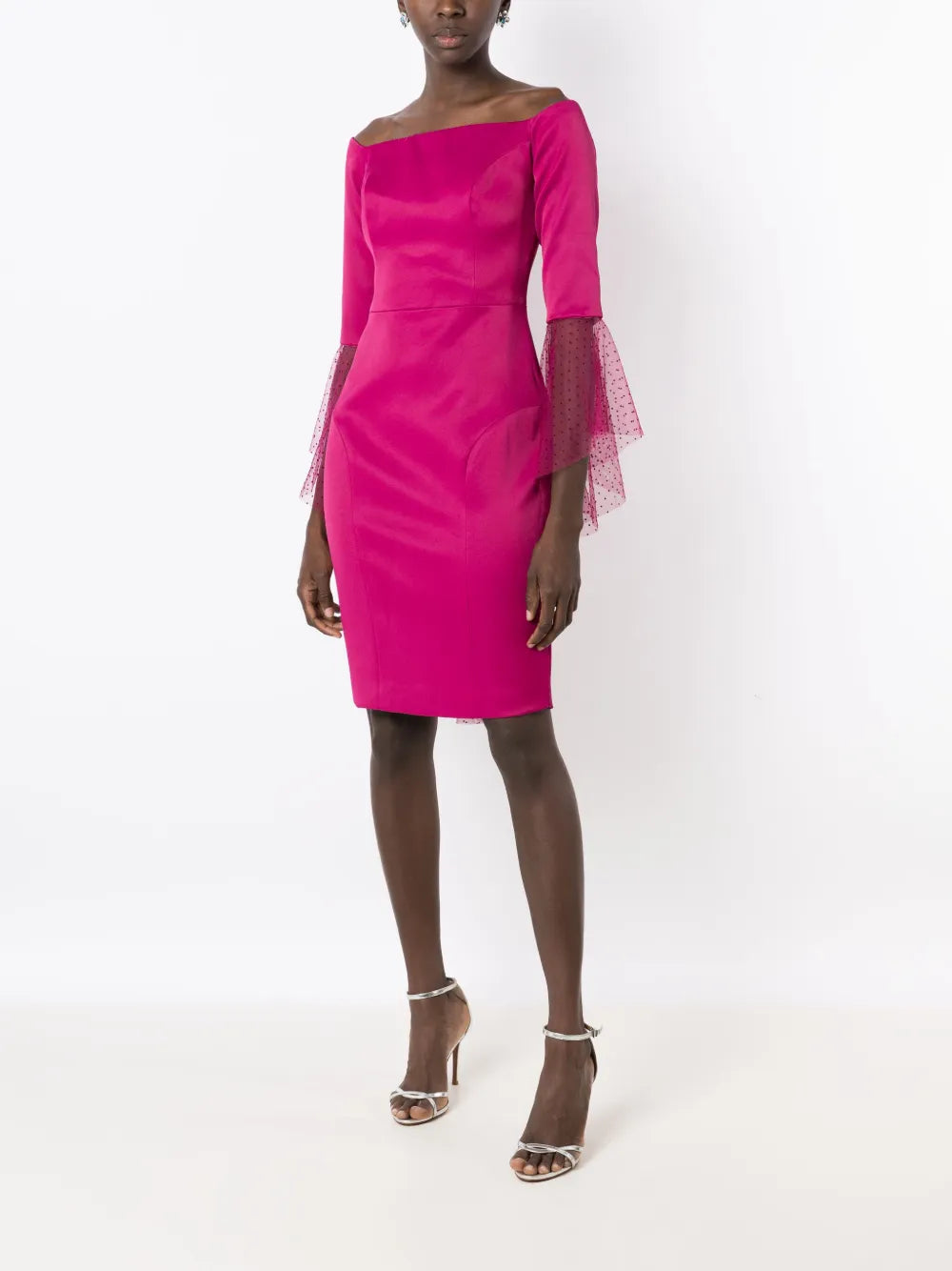 Anne Tulle-Sleeved Dress