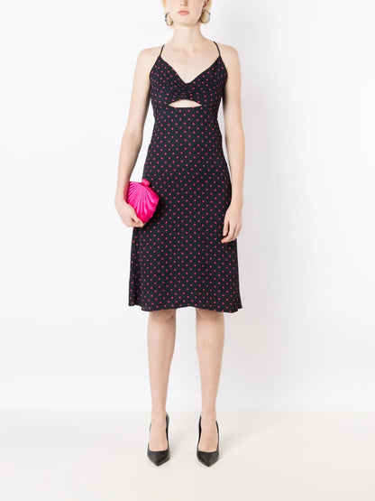 Valentina Polka-Dot Pattern Dress