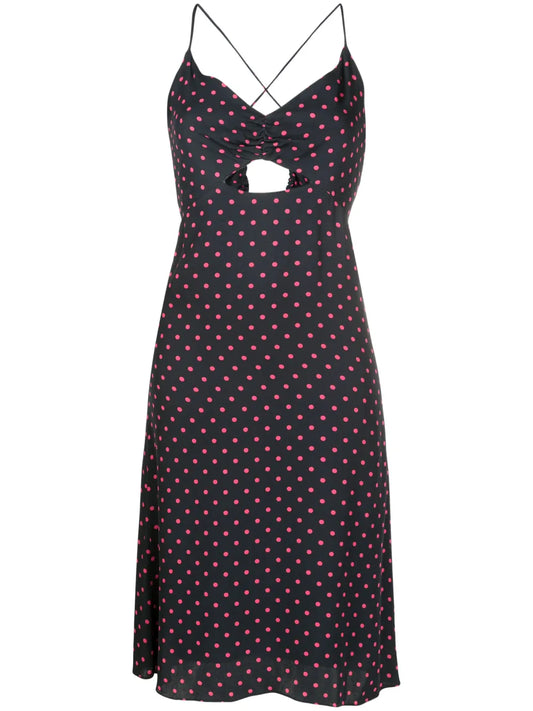 Valentina Polka-Dot Pattern Dress