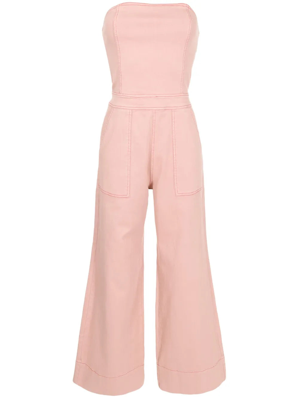 Alice Strapless Denim Jumpsuit