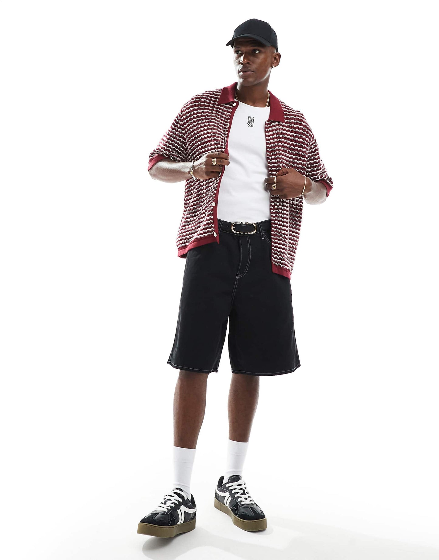 Crochet Button Through Polo
