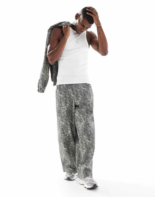 Co-Ord Oversized Parachute Trousers