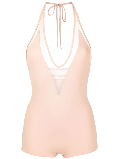 Leona Semi-Sheer Panel Body