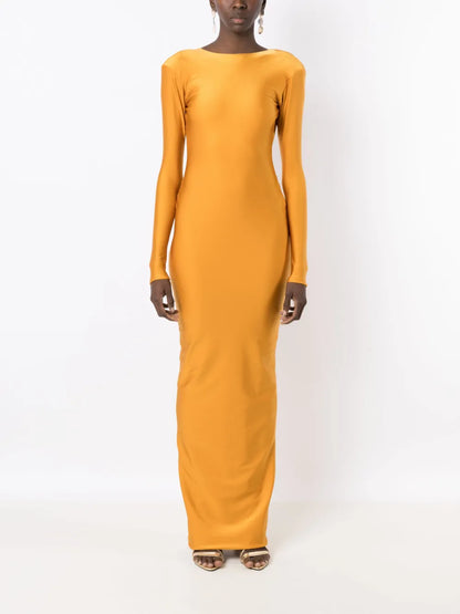 Gracie Long-Sleeved Maxi Dress