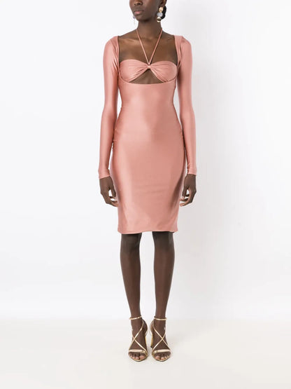 Marylin Cut-Out Midi Dress
