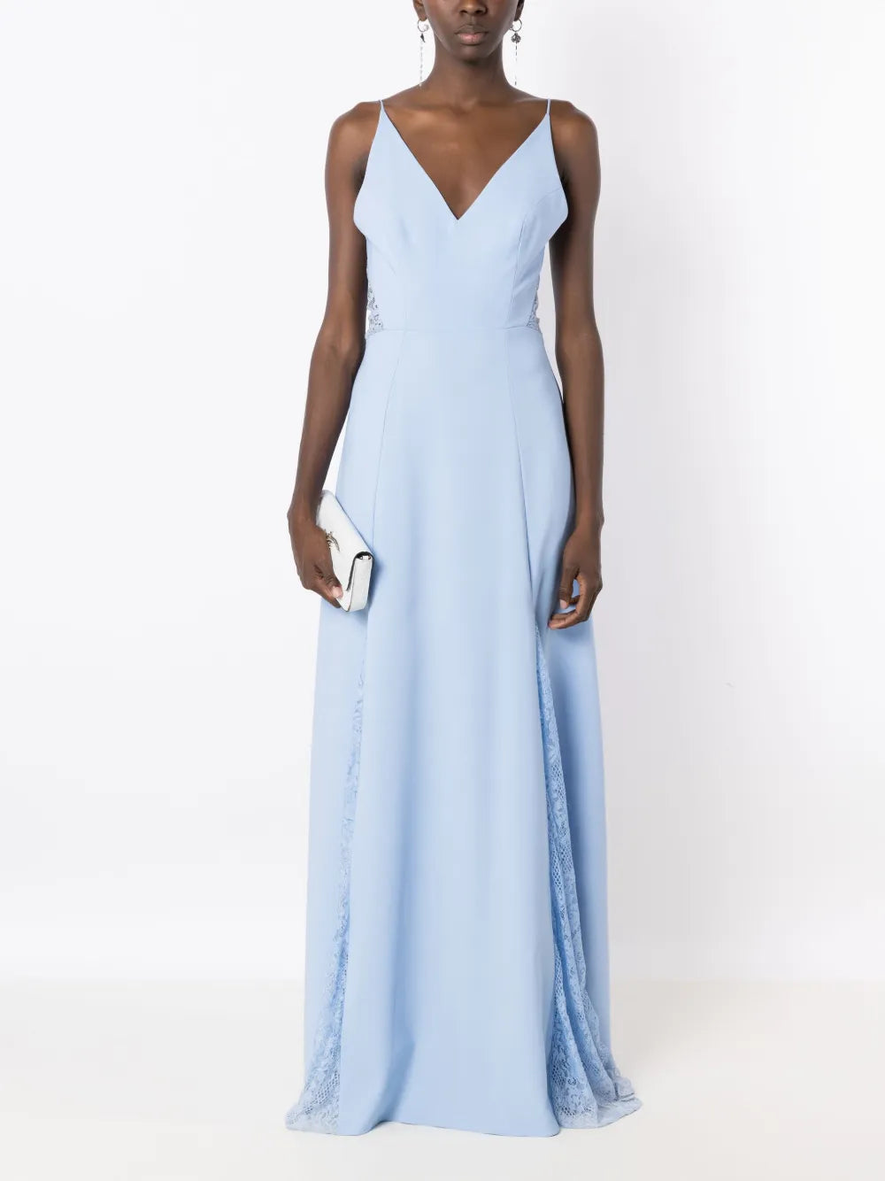 Georgia Lace-Panel Maxi Dress