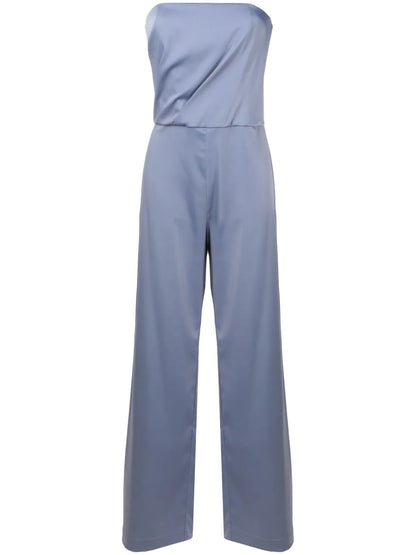 Crepe Bandeau-Style Jumpsuit