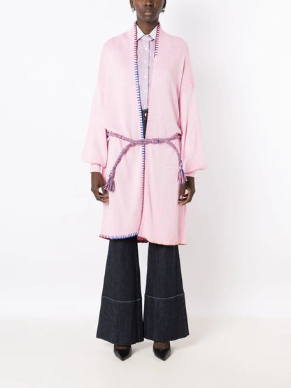Cashook Tied-Waist Coat