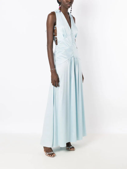 Teres V-Neck Maxi Dress