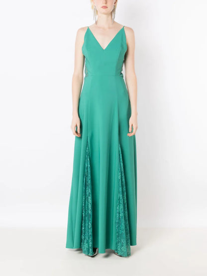 Georgia Lace-Panel Maxi Dress