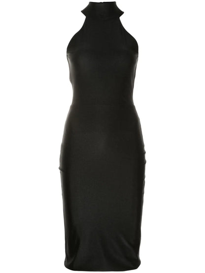 Audrey High-Neck Midi Dress