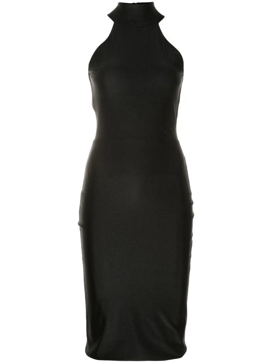 Audrey High-Neck Midi Dress