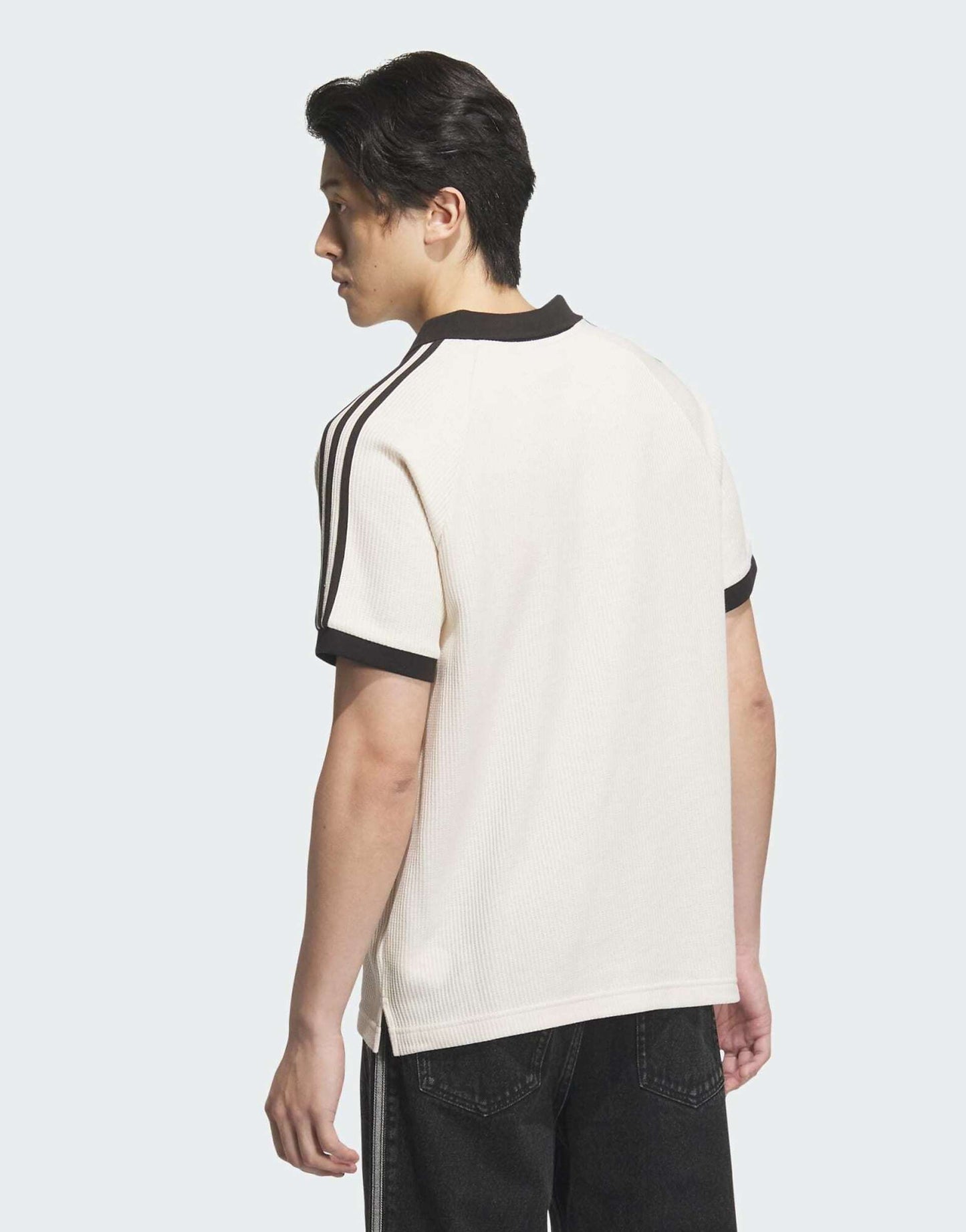 Waffle Short Sleeve Polo Shirt