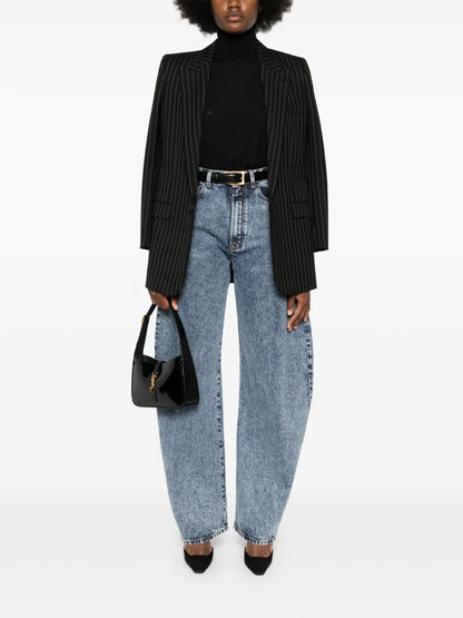 High-Neck Wool Jumper