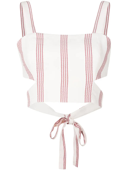 Ariane Striped Crop Top