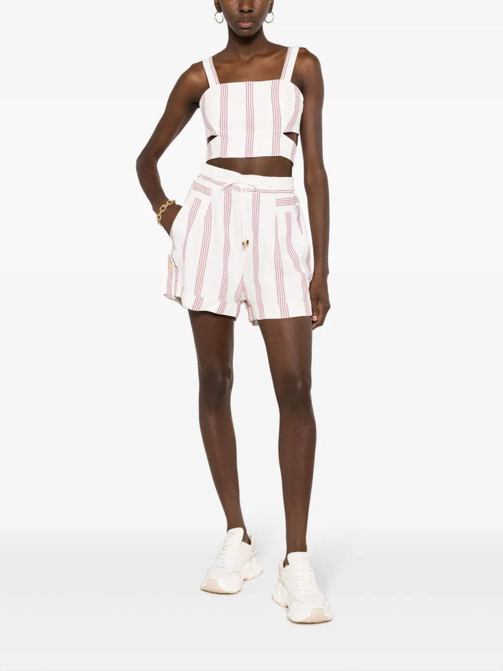 Ariane Striped Crop Top