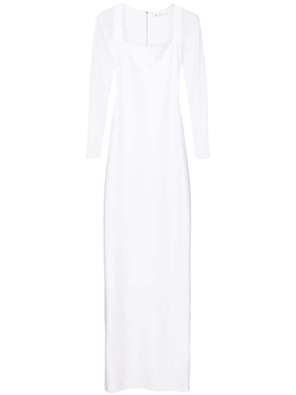 Brigitte Sheer-Sleeved Gown