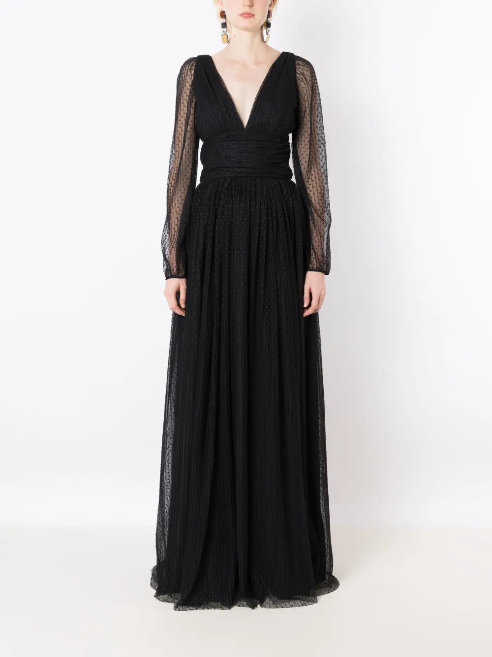 Beatriz Long-Sleeve Maxi Dress