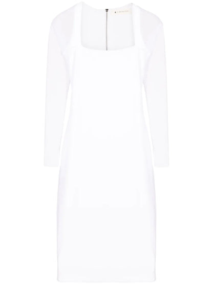 Brigitte Sheer-Sleeved Dress
