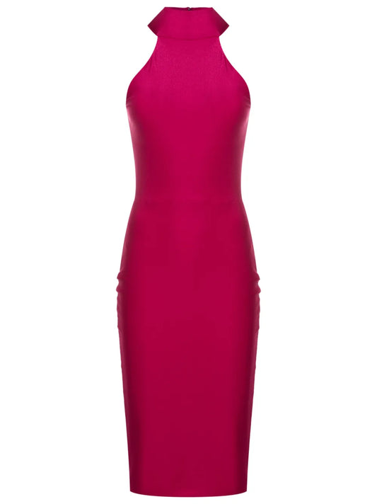 Audrey High-Neck Midi Dress
