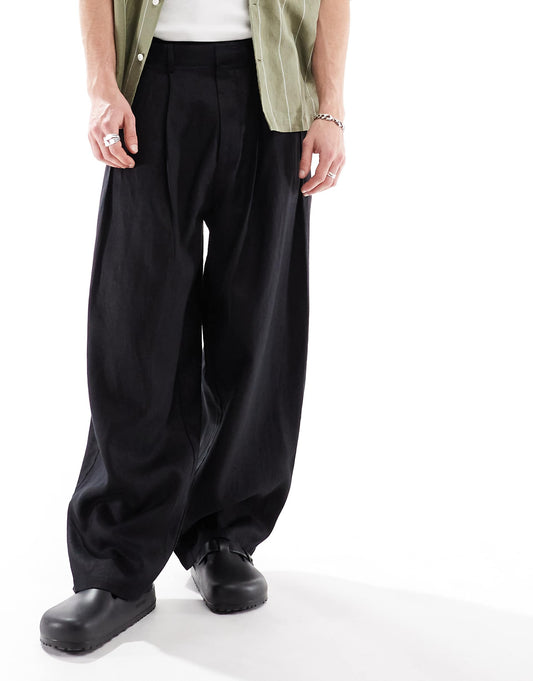 100% Linen Tailored Trouser