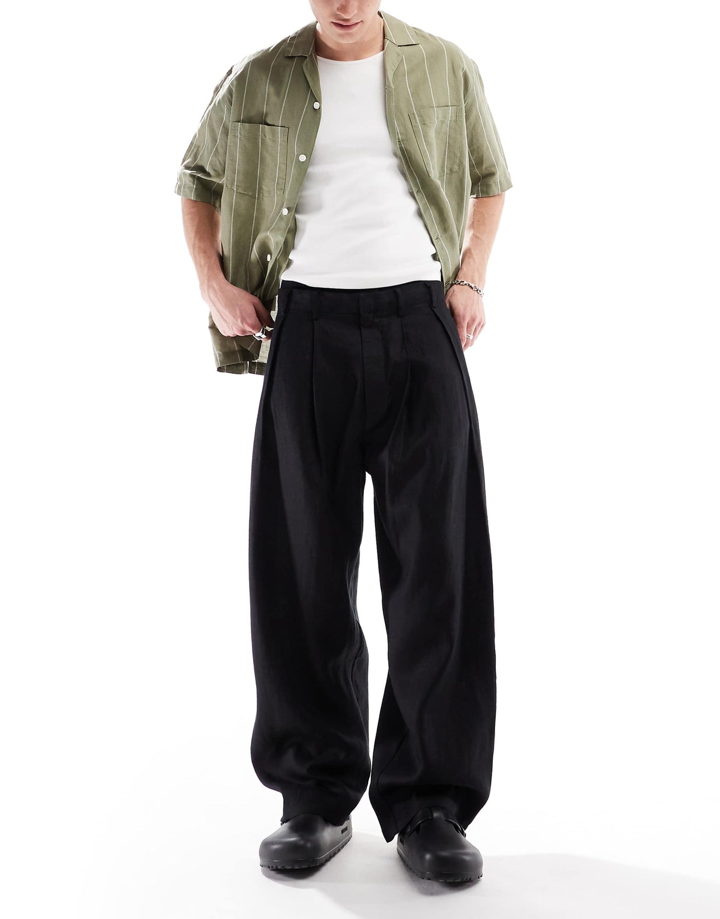 100% Linen Tailored Trouser