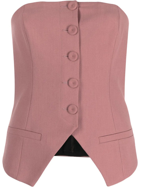 Slim-Cut Bandeau-Style Waistcoat