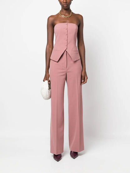 Slim-Cut Bandeau-Style Waistcoat