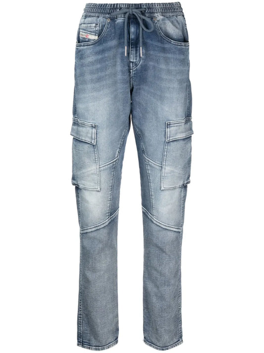 D-Ursy Drawstring Tapered Jeans