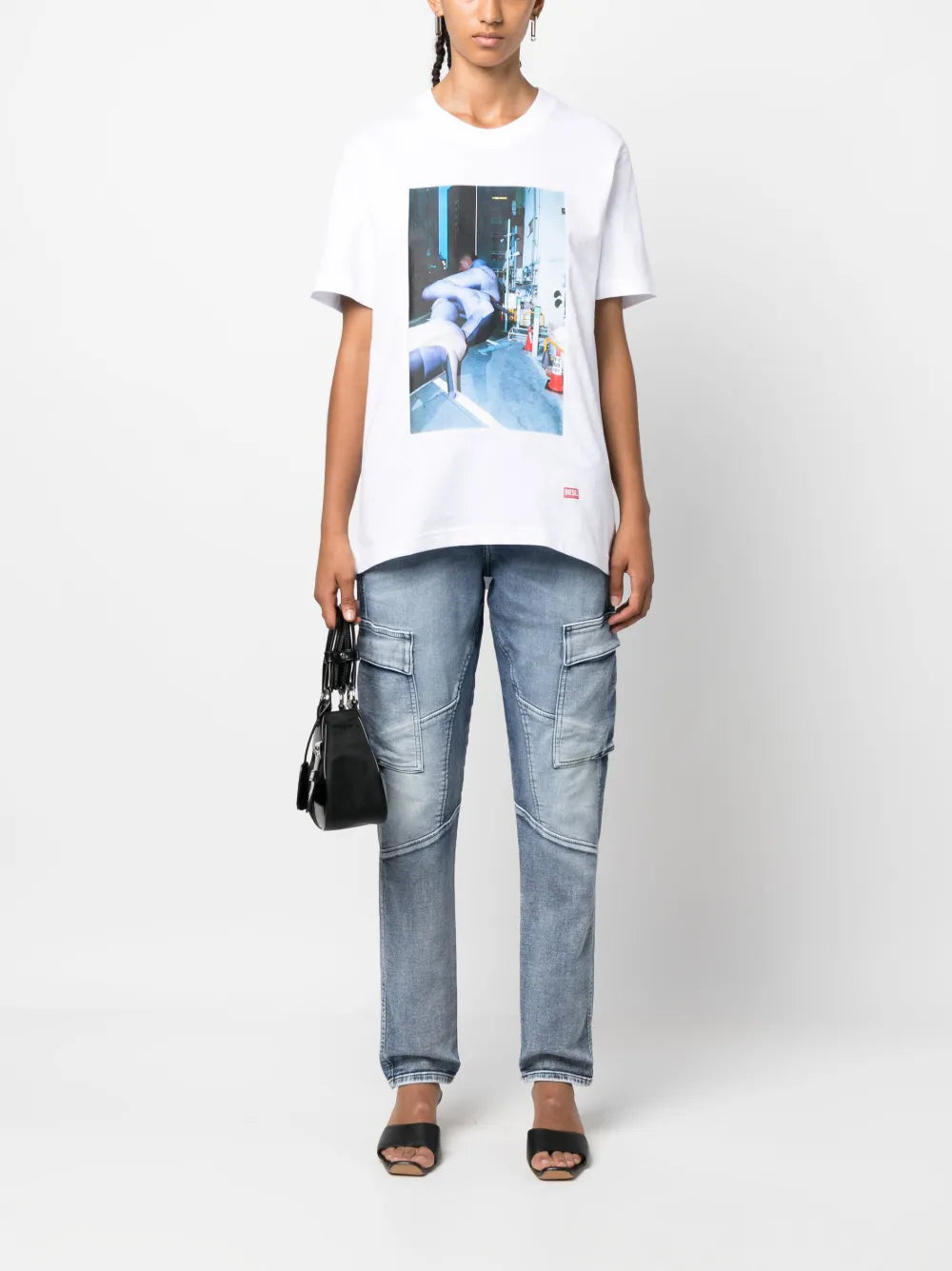 D-Ursy Drawstring Tapered Jeans