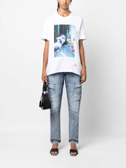 D-Ursy Drawstring Tapered Jeans