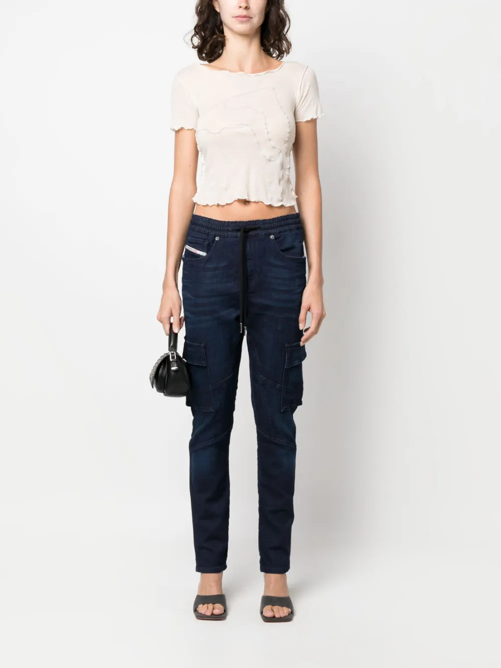D-Ursy Track Tapered-Leg Jeans
