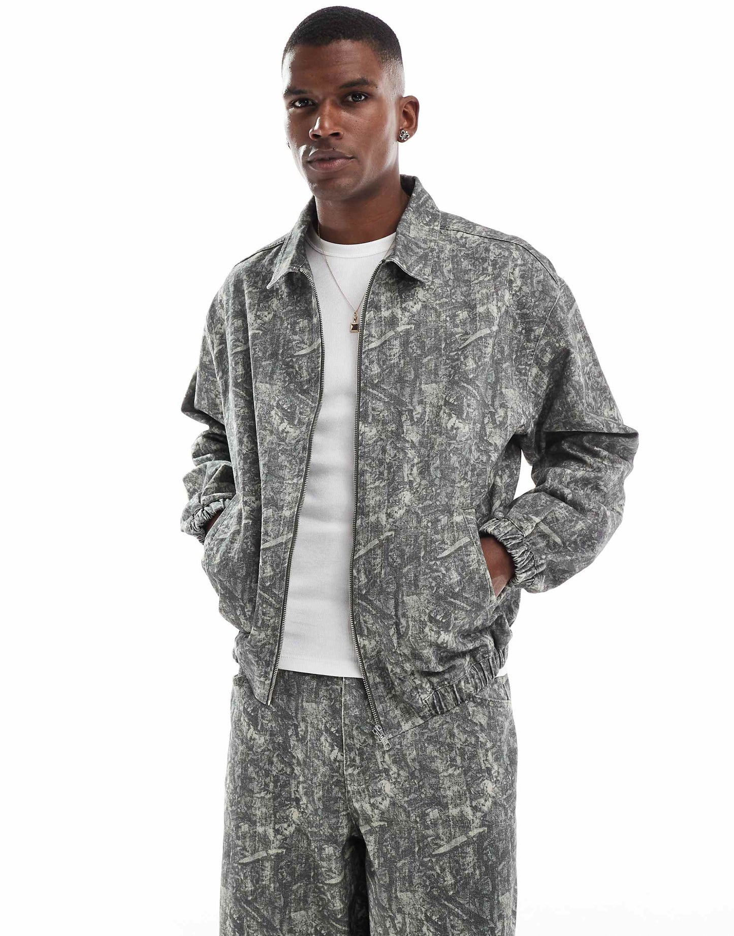 Co-Ord Oversized Bomber Jacket