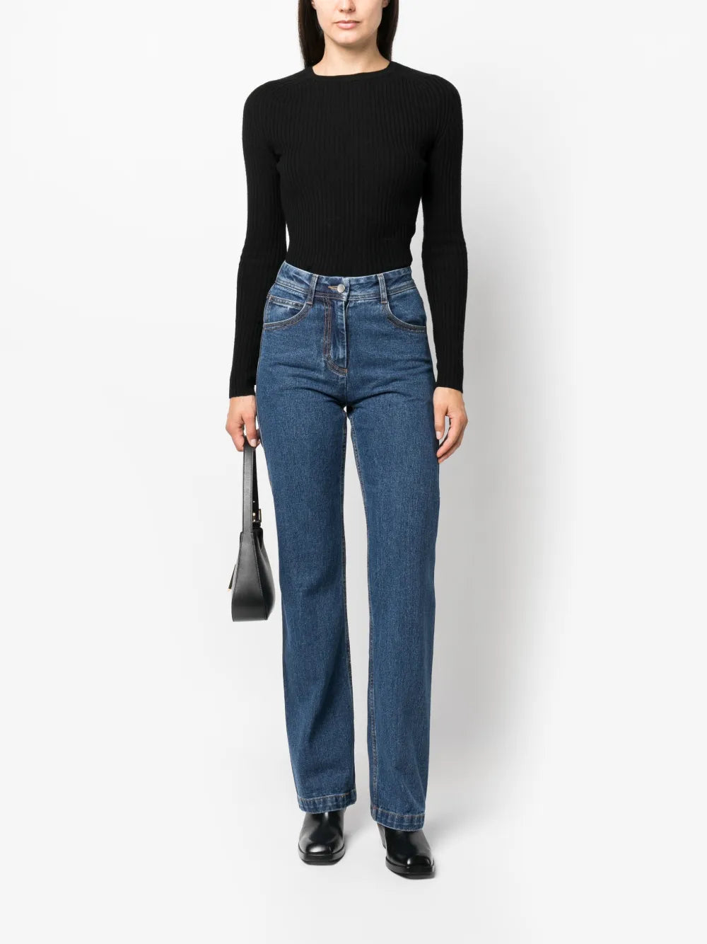 Ribbd-Knit Jumper
