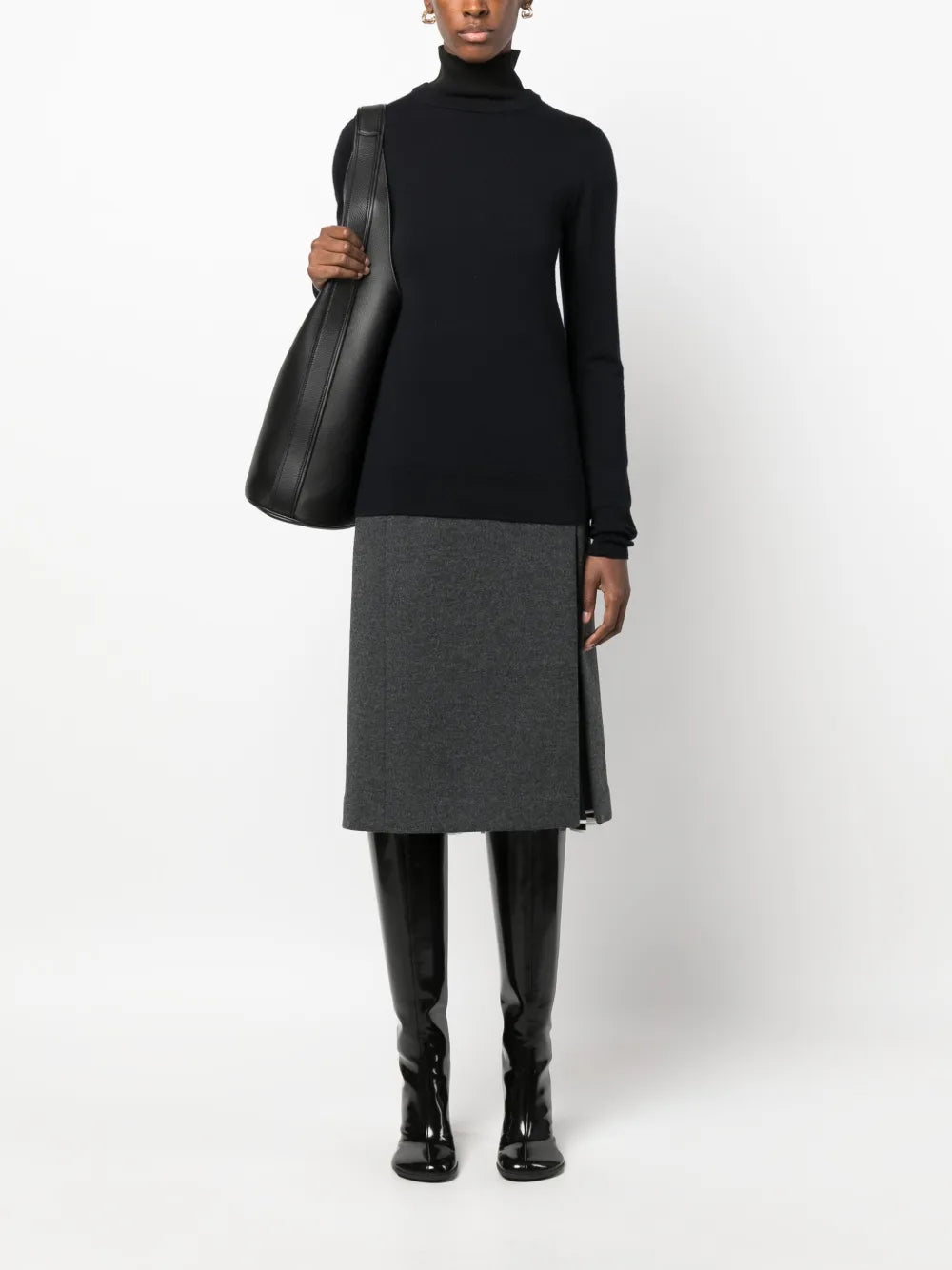 Roll-Neck Knit Jumper