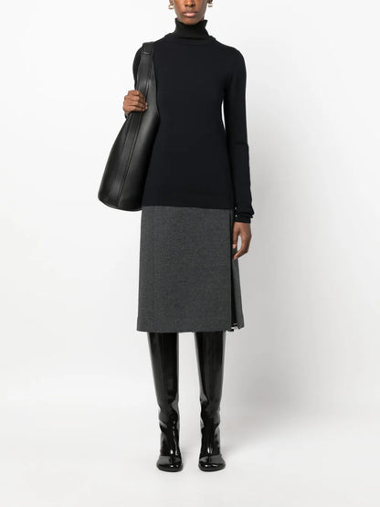 Roll-Neck Knit Jumper
