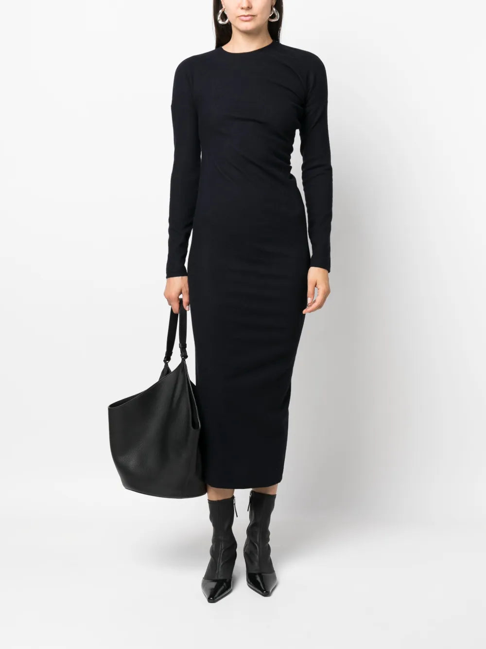 Long-Sleeve Maxi Dress