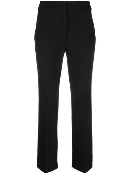 High-Waist Straight-Leg Trousers