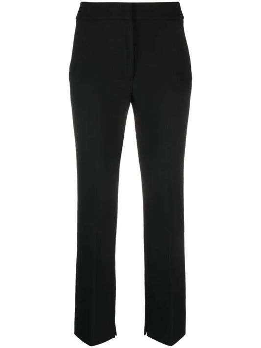 High-Waist Straight-Leg Trousers