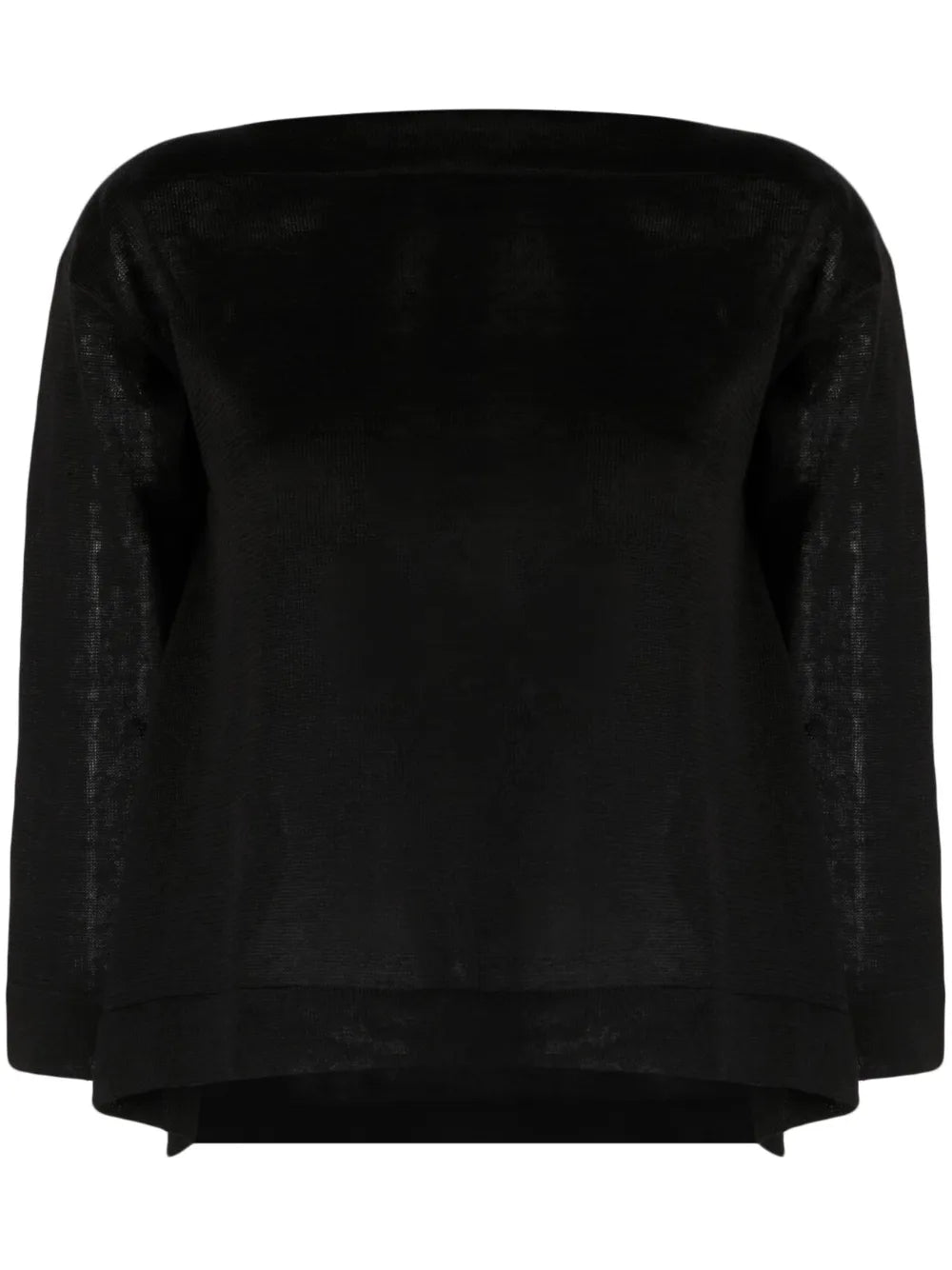 Semi-Sheer Linen Top