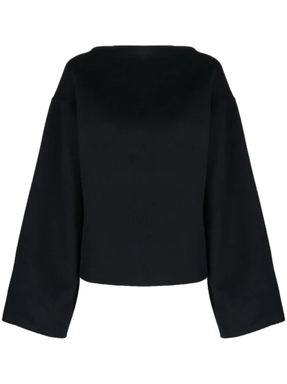 Wide-Sleeve Wool Jumper