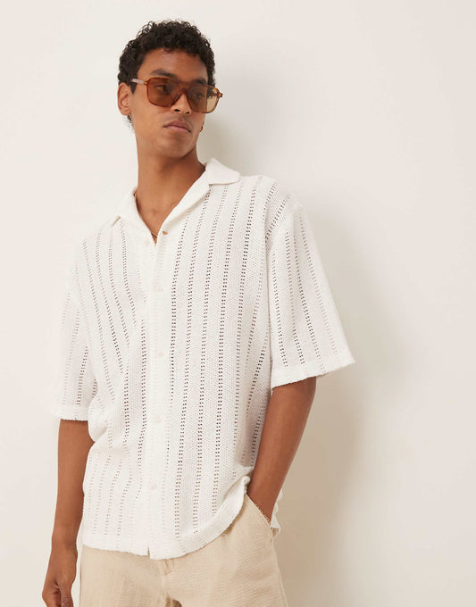 Button Up Knitted Shirt