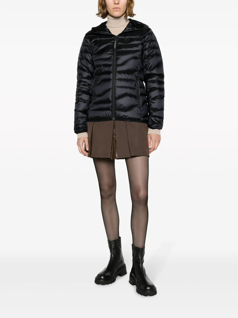 W Cliff Hooded Down Jacket