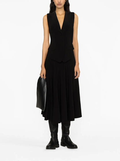 Notched-Lapel Vest